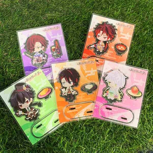 販售周邊-壓克力立牌與食物插畫繪製